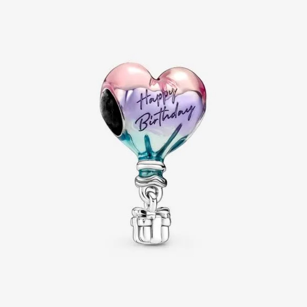 Pandora Happy Birthday Hot Air Balloon with Gift Charm